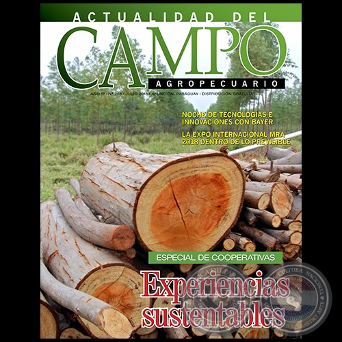 CAMPO AGROPECUARIO - AÑO 17 - NÚMERO 205 - JULIO 2018 - REVISTA DIGITAL